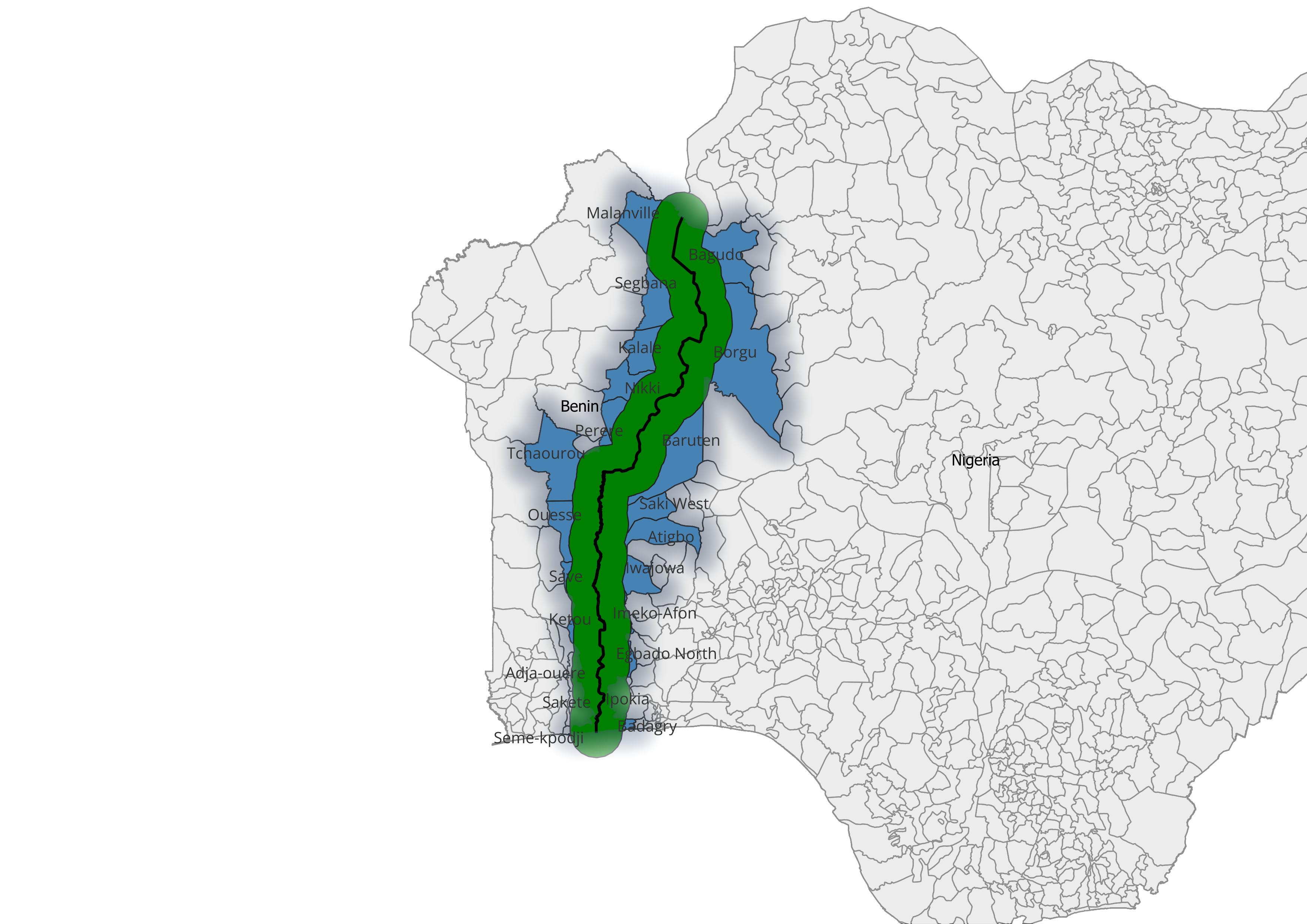 Benin Nigeria Borderland