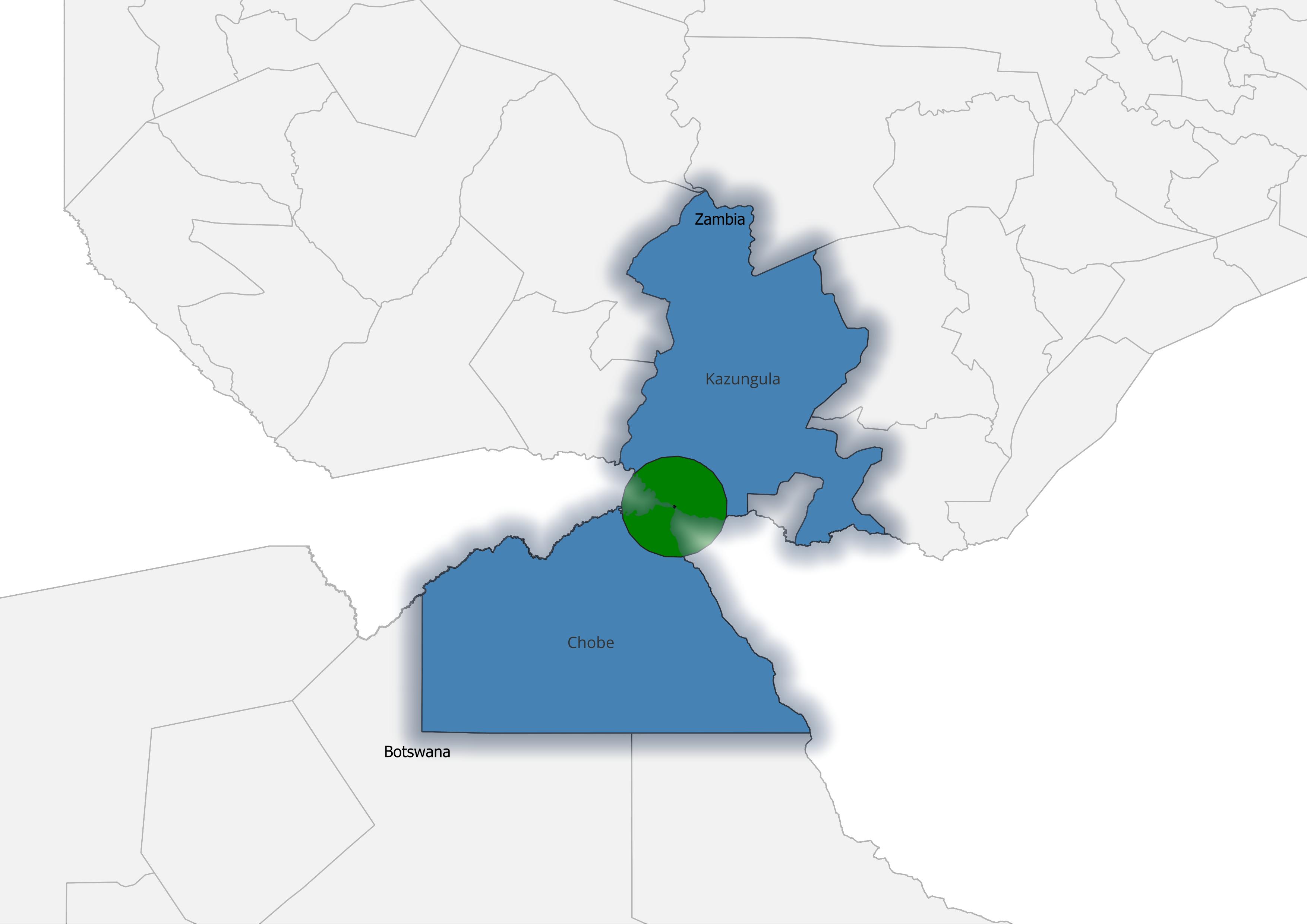 Botswana Zambia Borderland