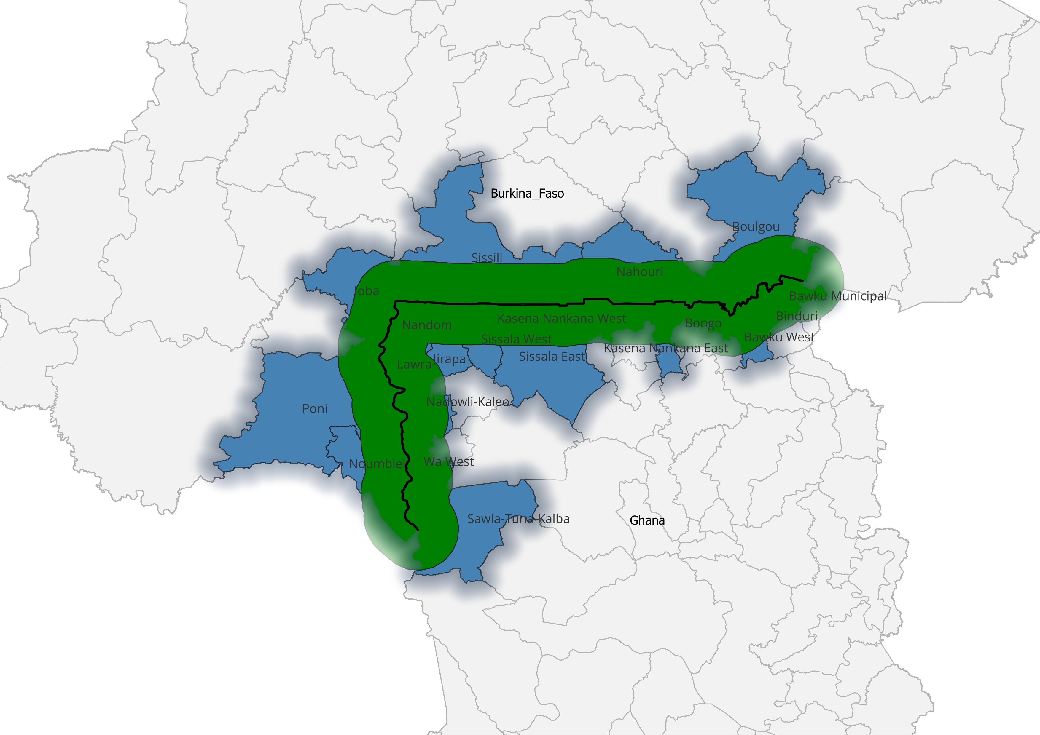Burkina Faso Ghana Borderland