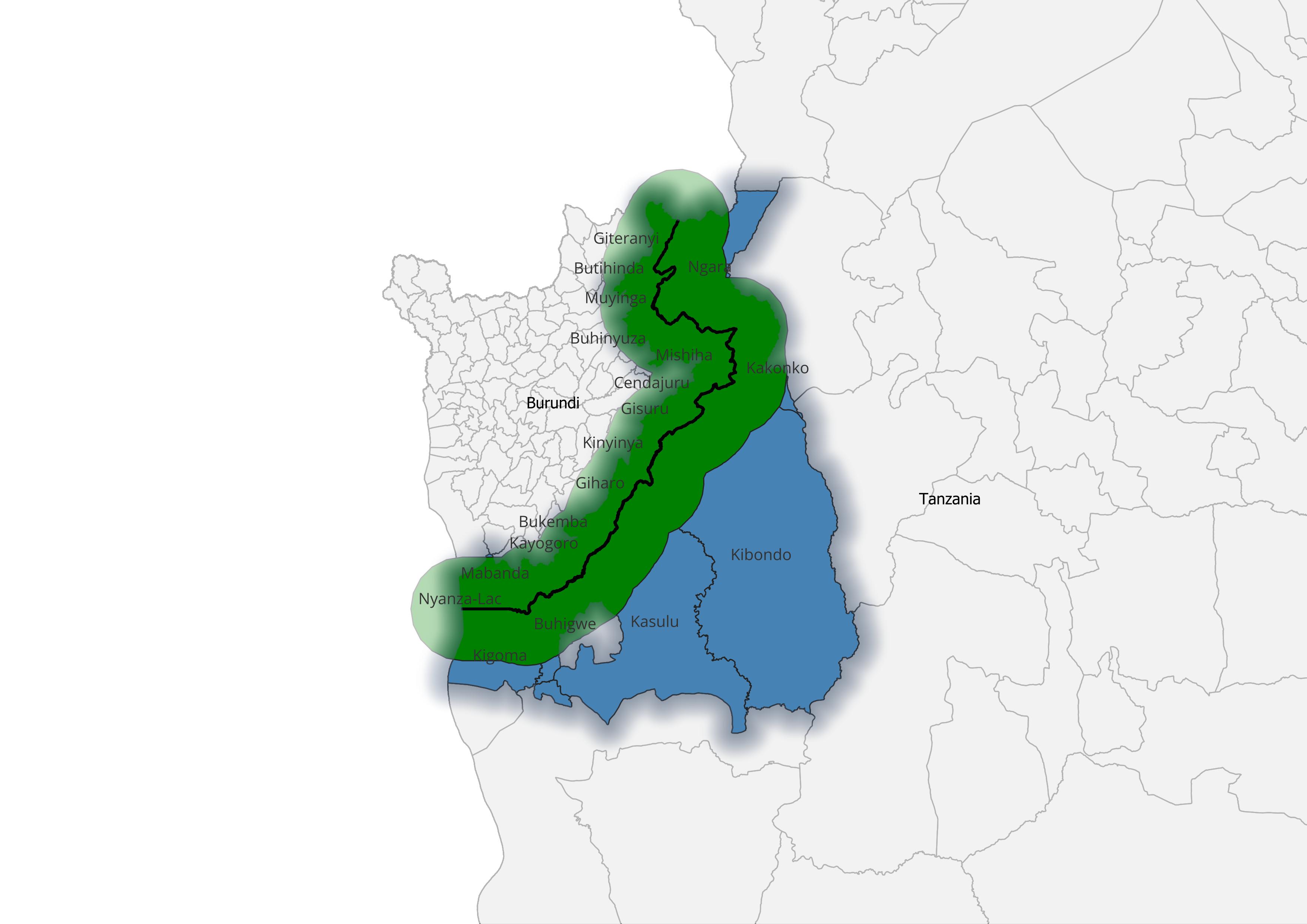 Burundi Tanzania Borderland