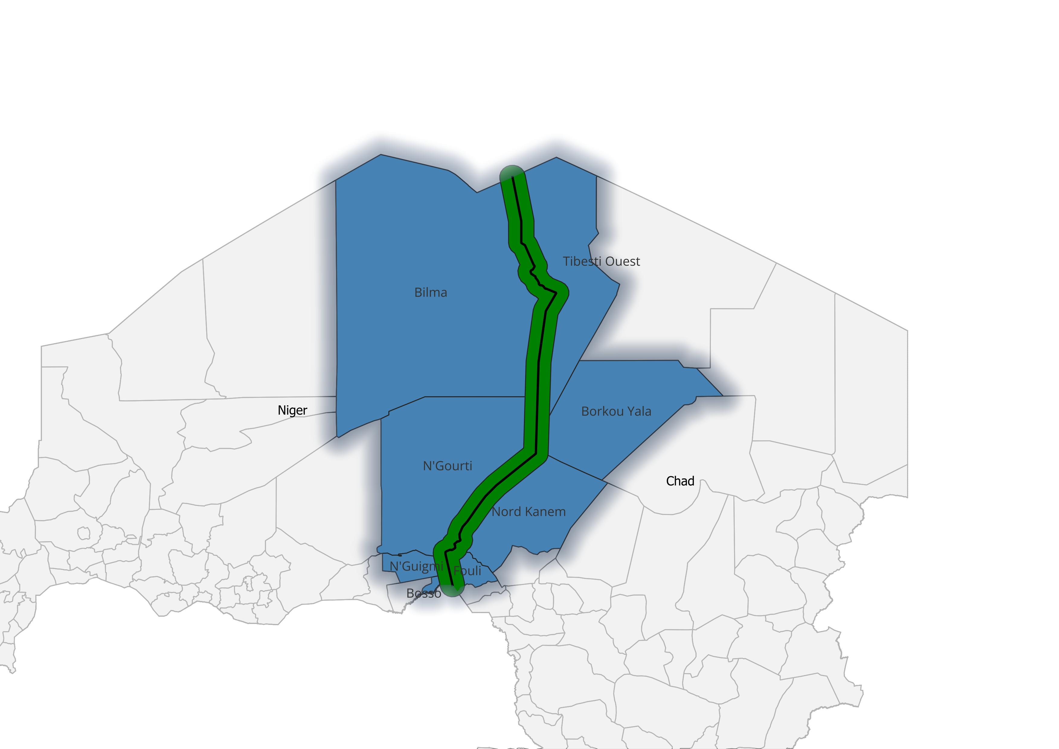 Chad Niger Borderland