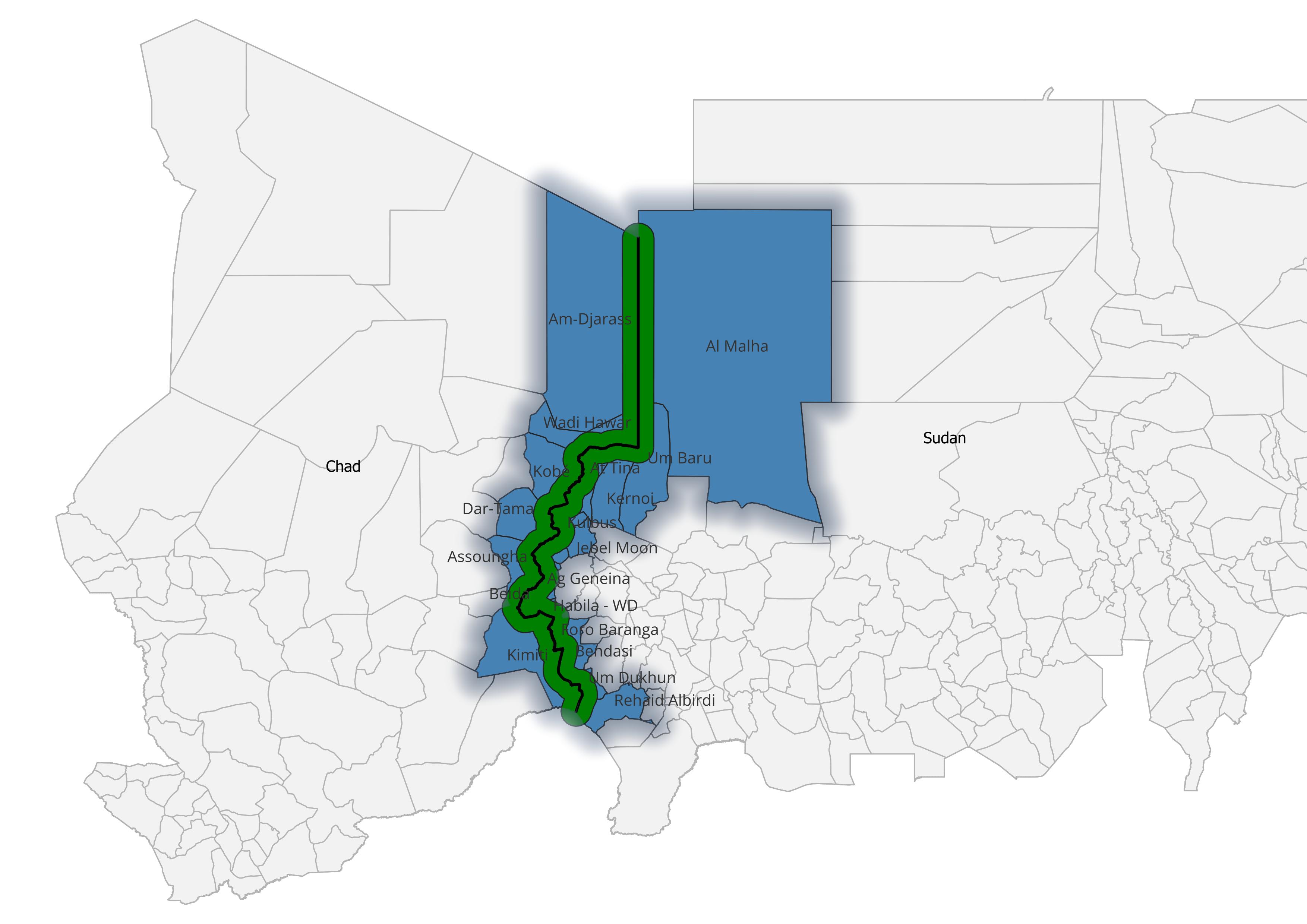 Chad Sudan Borderland