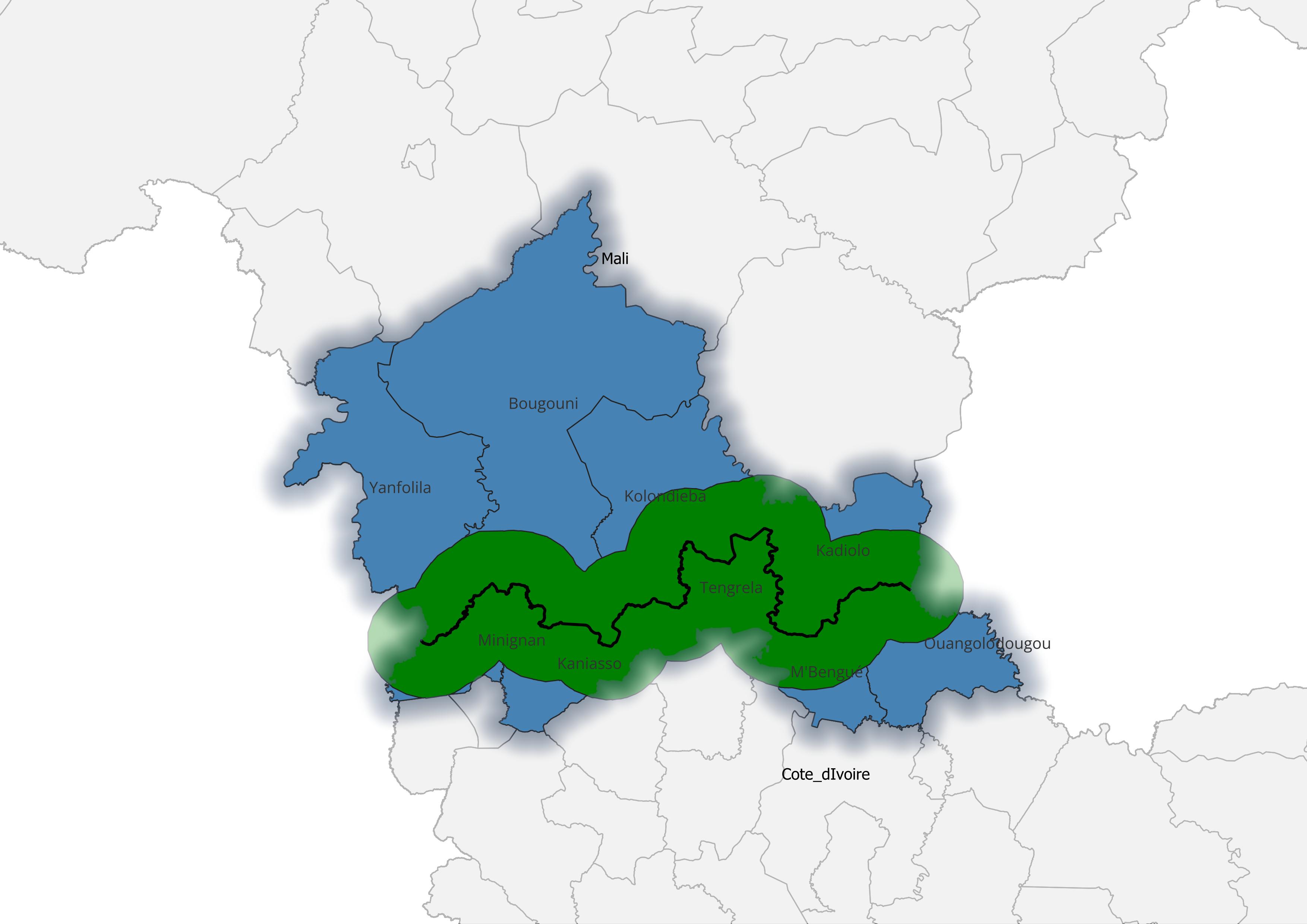 Cote_dIvoire - Mali Borderland