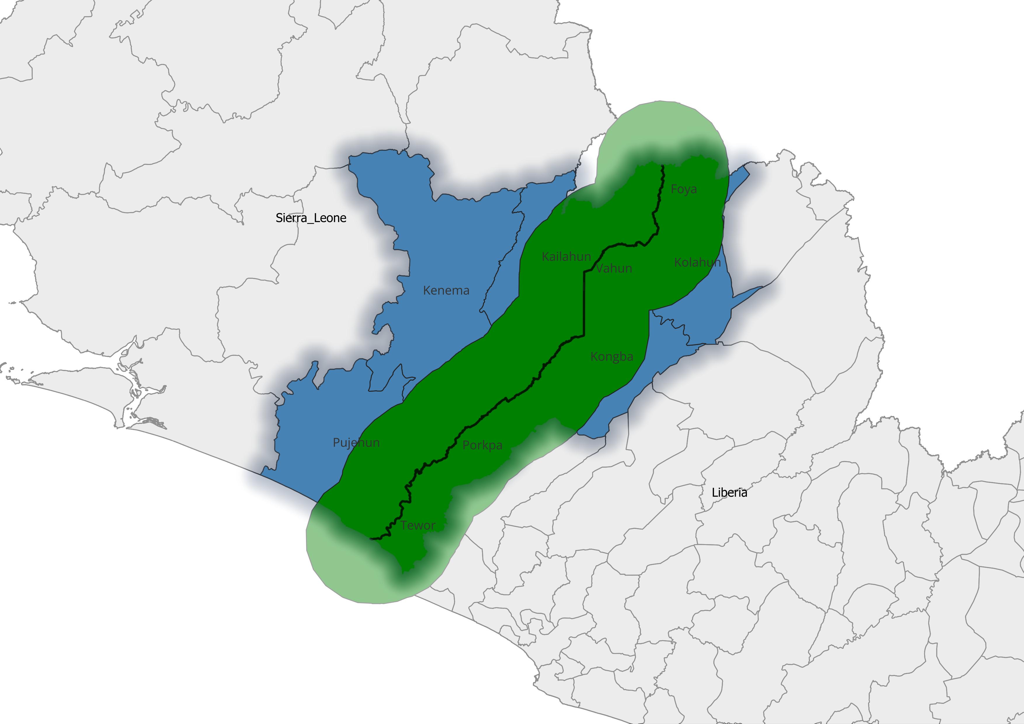 Liberia Sierra Leone Borderland