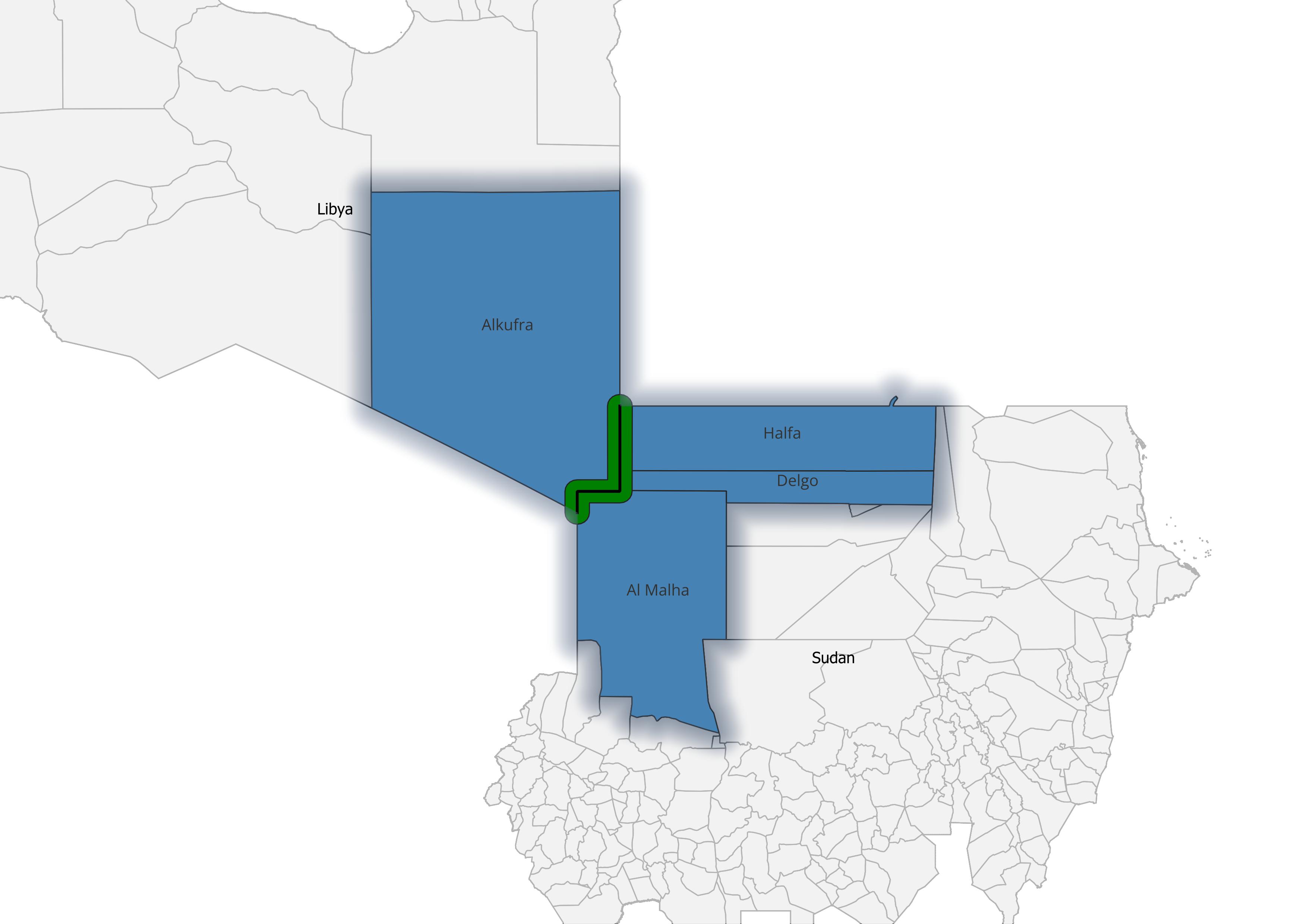 Libya Sudan Borderland