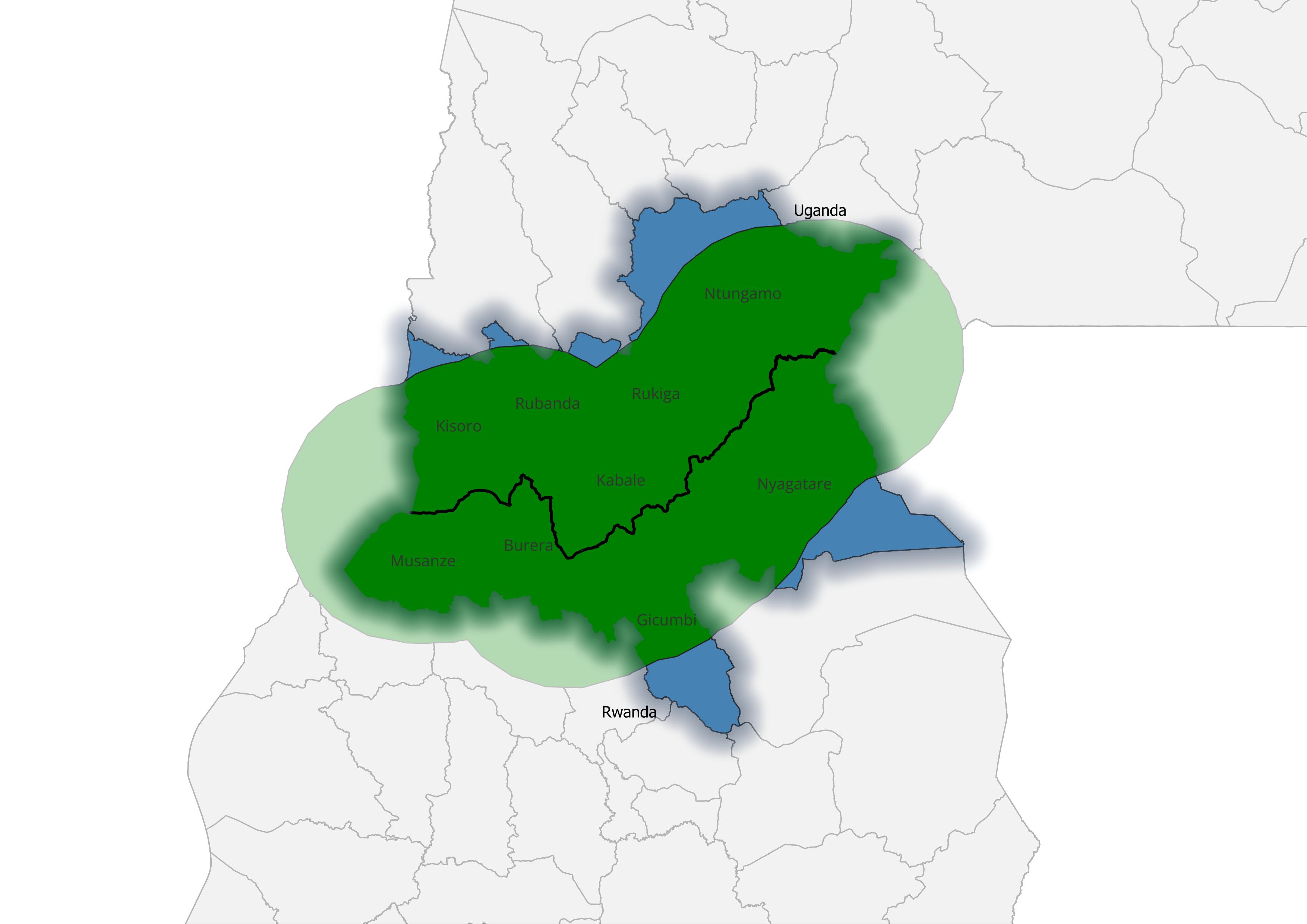 Rwanda Uganda Borderland