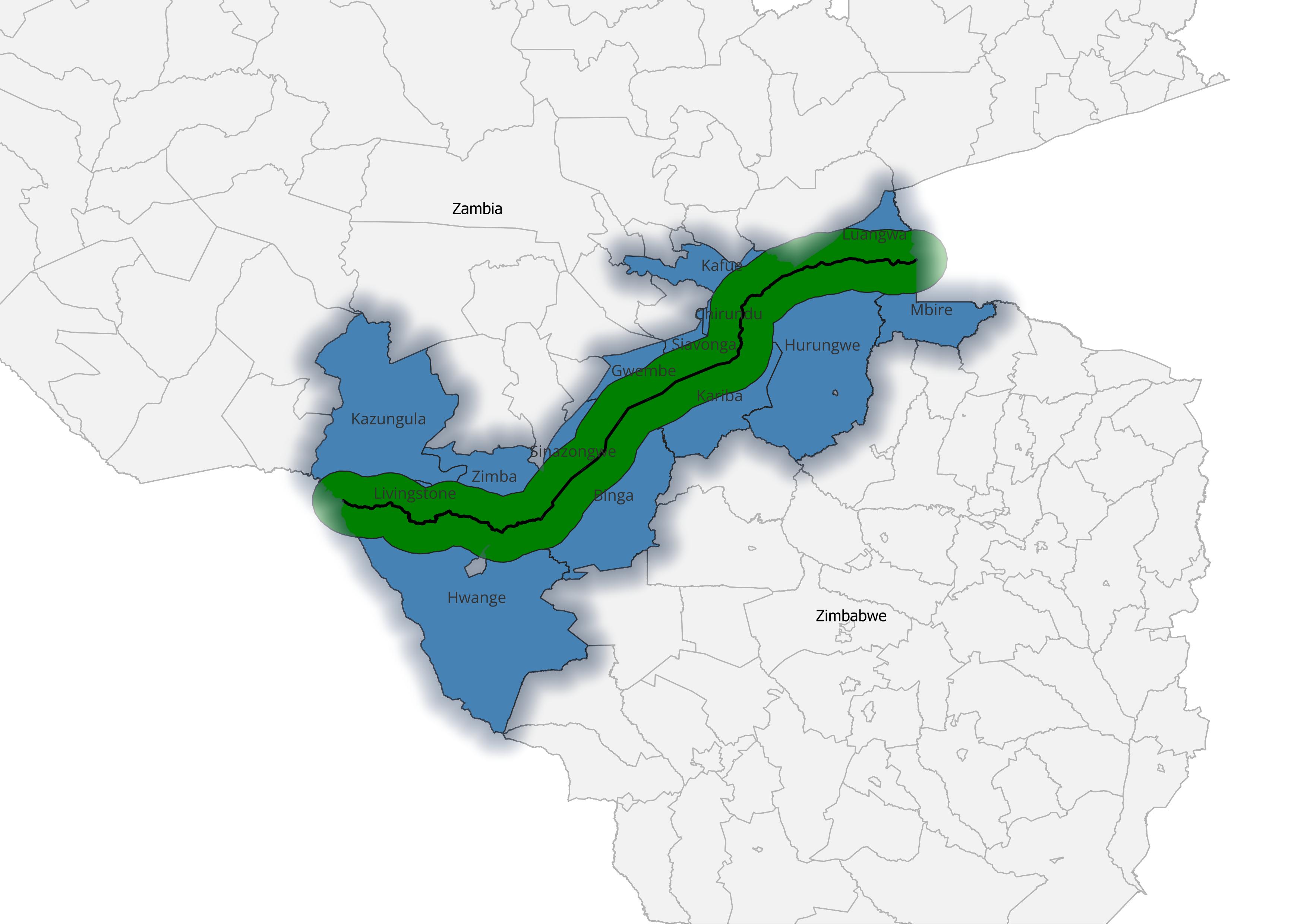 Zambia Zimbabwe Borderland